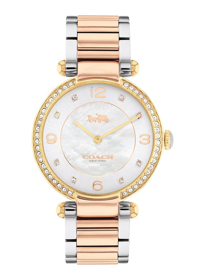 COACH Women's Analog Round Shape Stainless Steel Wrist Watch 14504137 - 34 Mm - Image 1