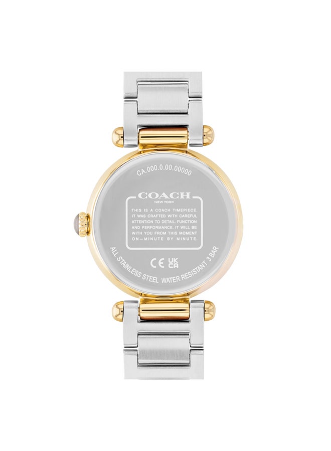 COACH Women's Analog Round Shape Stainless Steel Wrist Watch 14504137 - 34 Mm - Image 3