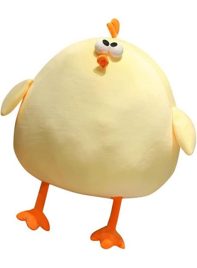 Maomoto Funny Fat Chicken Plush Pillow, Super Soft Mother Hen Doll, Cute Chicken Neck Pillow, Yellow Plush Stuffed Animal for Boys & Girls Festival Gifts - Image 1