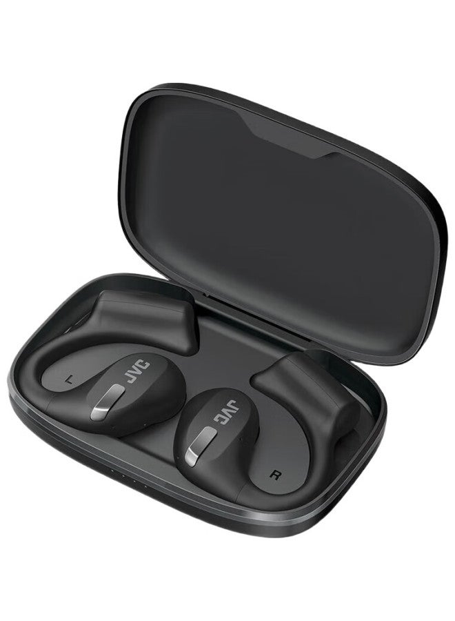 Jvc Ha-Np50T Open-Ear Bluetooth Headphones, True Wireless Non-In Bluetooth 5.3, Long Battery Life, Ipx4 Waterproof Sports Earphones, Black - Image 2