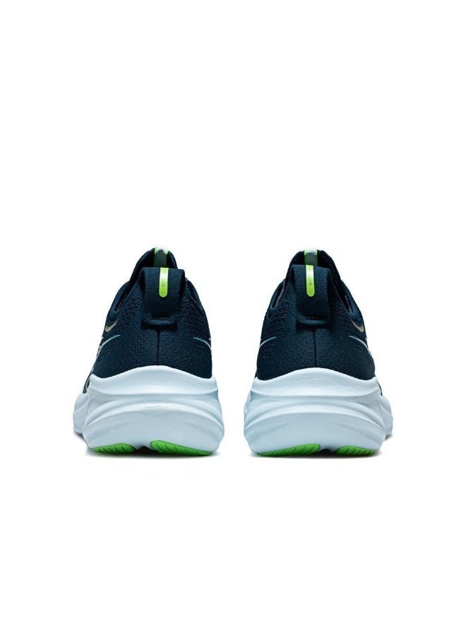 Onitsuka Tiger Men and Women Gel-Nimbus 26 Outdoor Running Sneakers Dark Blue/Bright Green - Image 4