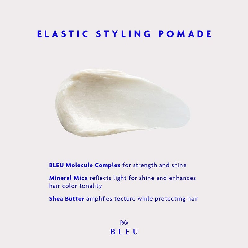 R+Co BLEU Elastic Styling Pomade â€“ Adds Piecey Texture, Structure, and Separation, Pliable Light Hold for Short and Long Hair, Re-invent Your Style, 1.7 oz - Image 3