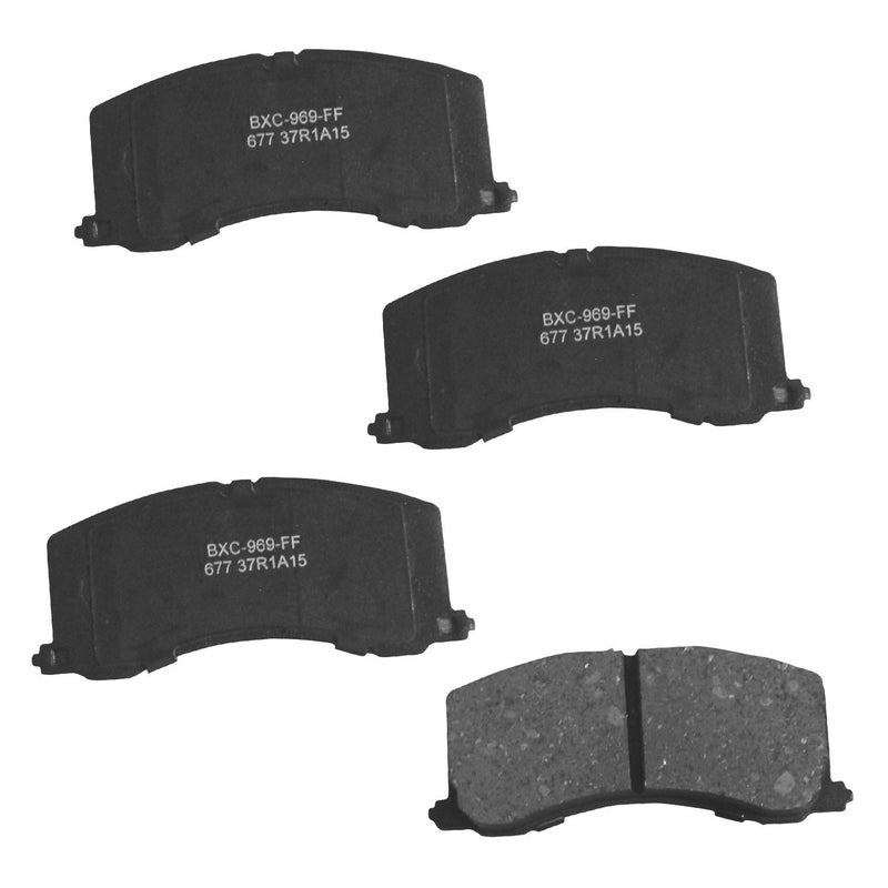 بنديكس وسادات فرامل أمامية سيراميكية من Bendix Premium SBC677 لسيارات Suzuki Esteem (2002-1995) - Image 1