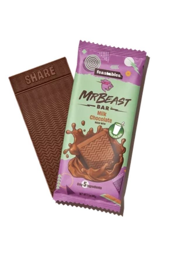 Feastables MrBeast Milk Chocolate Bar - Image 2