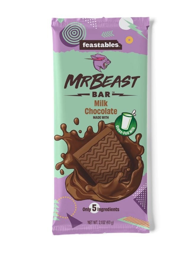 Feastables MrBeast Milk Chocolate Bar - Image 1