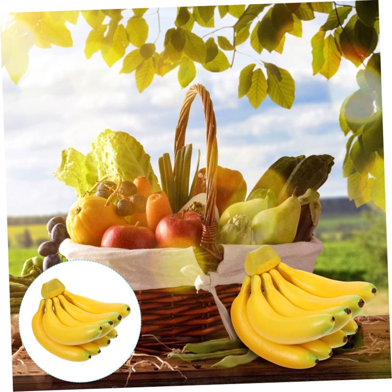 PRETYZOOM 1 Set Artificial Banana Fruit Fake Decor Lightweight Photography Props - Image 5