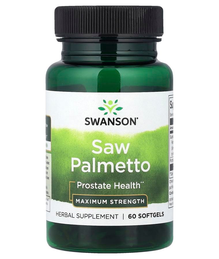 SWANSON Saw Palmetto Maximum Strength 60 Softgels