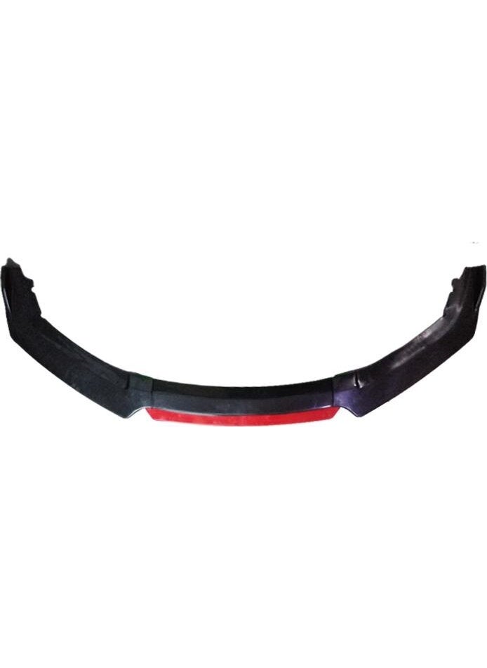 Kingstar - Honda Civic FC5 2020 Front Bumper Insert 4 Pieces Lip Red - Image 1