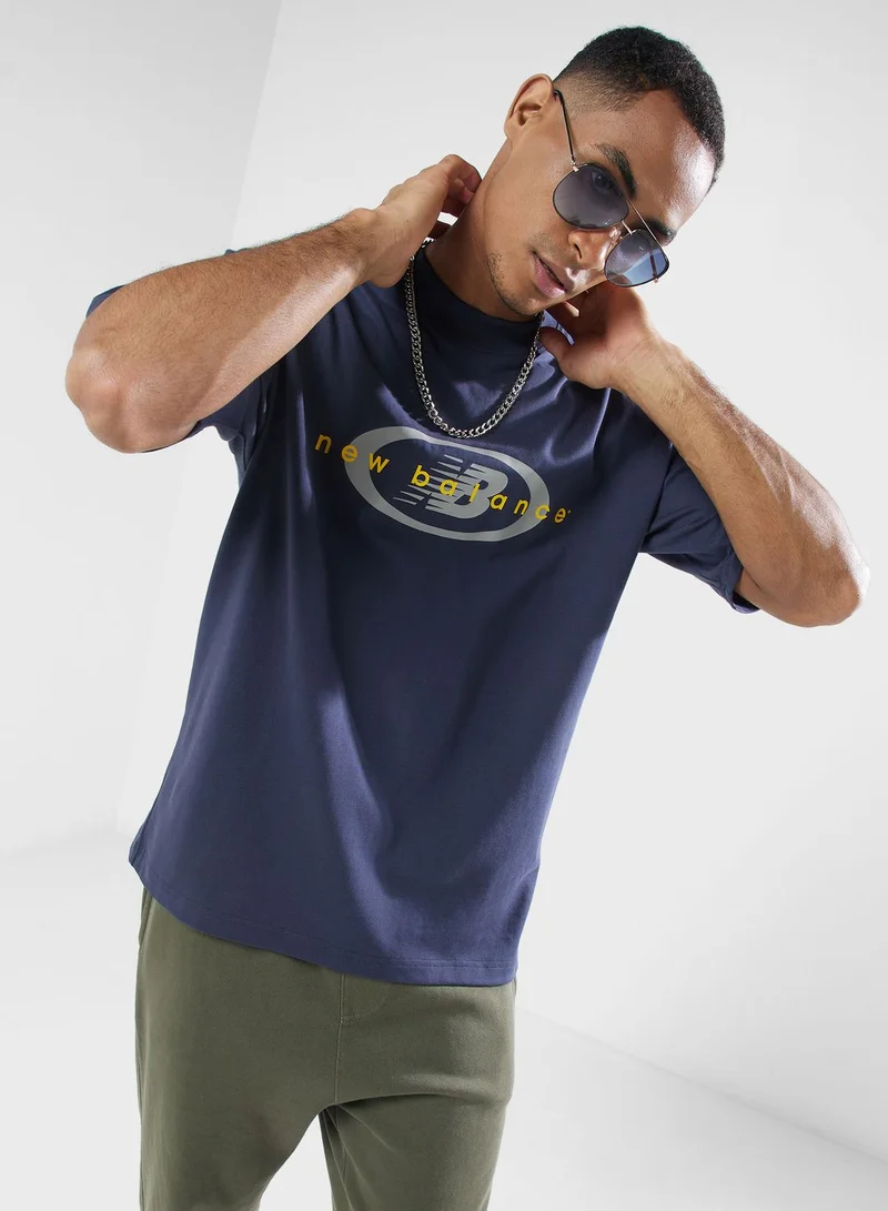 New Balance Logo Archive Oversized T-Shirt