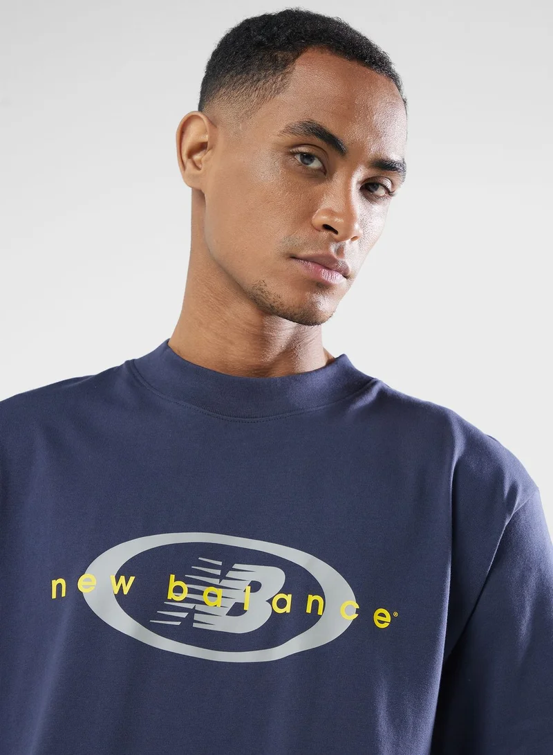 New Balance Logo Archive Oversized T-Shirt