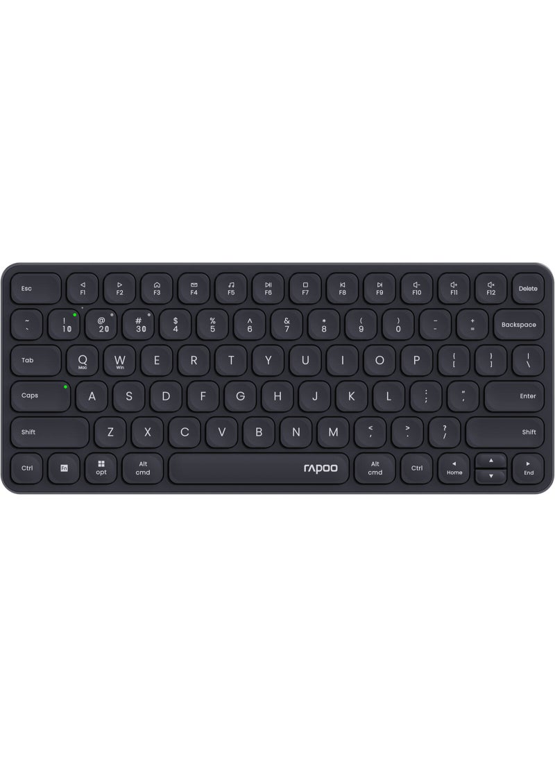 Rapoo Multi-Mode Wireless Keyboard - E9050L Dark Grey - Image 1