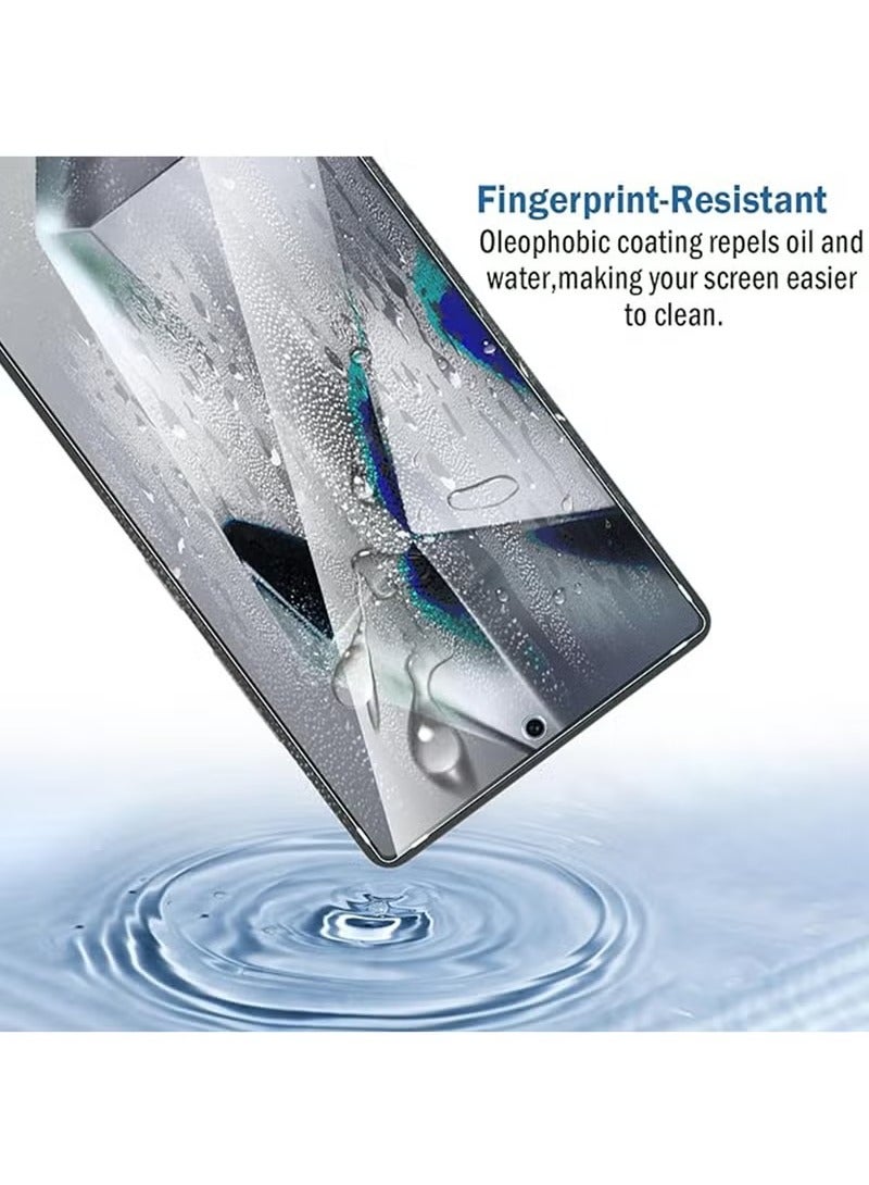 MIGOFAST 2Pcs Samsung Galaxy S25 Ultra Screen Protector HD Clear Protective for S25 Ultra 3D Curved Upgrade Easy Installation Shockproof Durable Bubble Free Accessory - Image 5