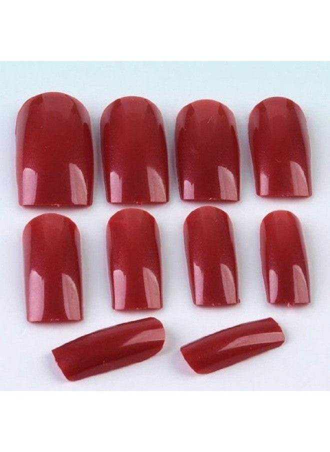 500Pcs Dark Red Abs Plastic French Full False Fake Nail Tips Art Fashion Design - pzsku/ZF9689ED3A7BFC53FF20DZ/45/_/1677913995/76a11f14-646e-44f2-9fb1-12441da97005