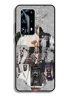 Tolwak Huawei P40 Pro Plus 5G Protective Case Cover Saudi Kings In News Paper  - Image 2