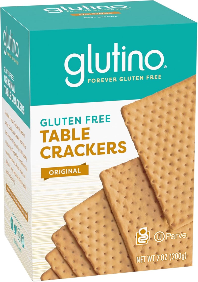 Glutino Gluten Free Table Crackers, Premium Squares, Original, 7 oz - Image 4