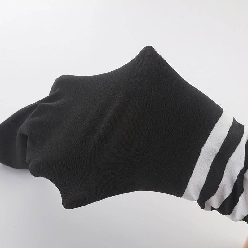 Girls Pantyhose Girls Pantyhose Velvet Stitching Anti-Hook Silk Cartoon Student Baby White Children Dance Socks - Image 4