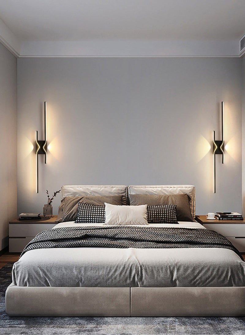 لوبيتيز ( ضوء دافئ 80cm ) الحديثة الجدار مصباح الأجهزة المنزلية نمط الشمال لومن طويلة تحسين المنزل غرفة نوم مطعم التلفزيون الجدار مصباح / الجدار مصباح - Image 4