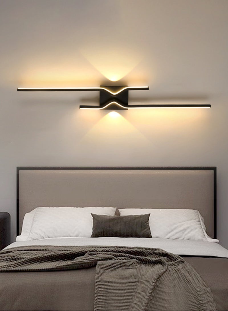 لوبيتيز ( ضوء دافئ 80cm ) الحديثة الجدار مصباح الأجهزة المنزلية نمط الشمال لومن طويلة تحسين المنزل غرفة نوم مطعم التلفزيون الجدار مصباح / الجدار مصباح - Image 2