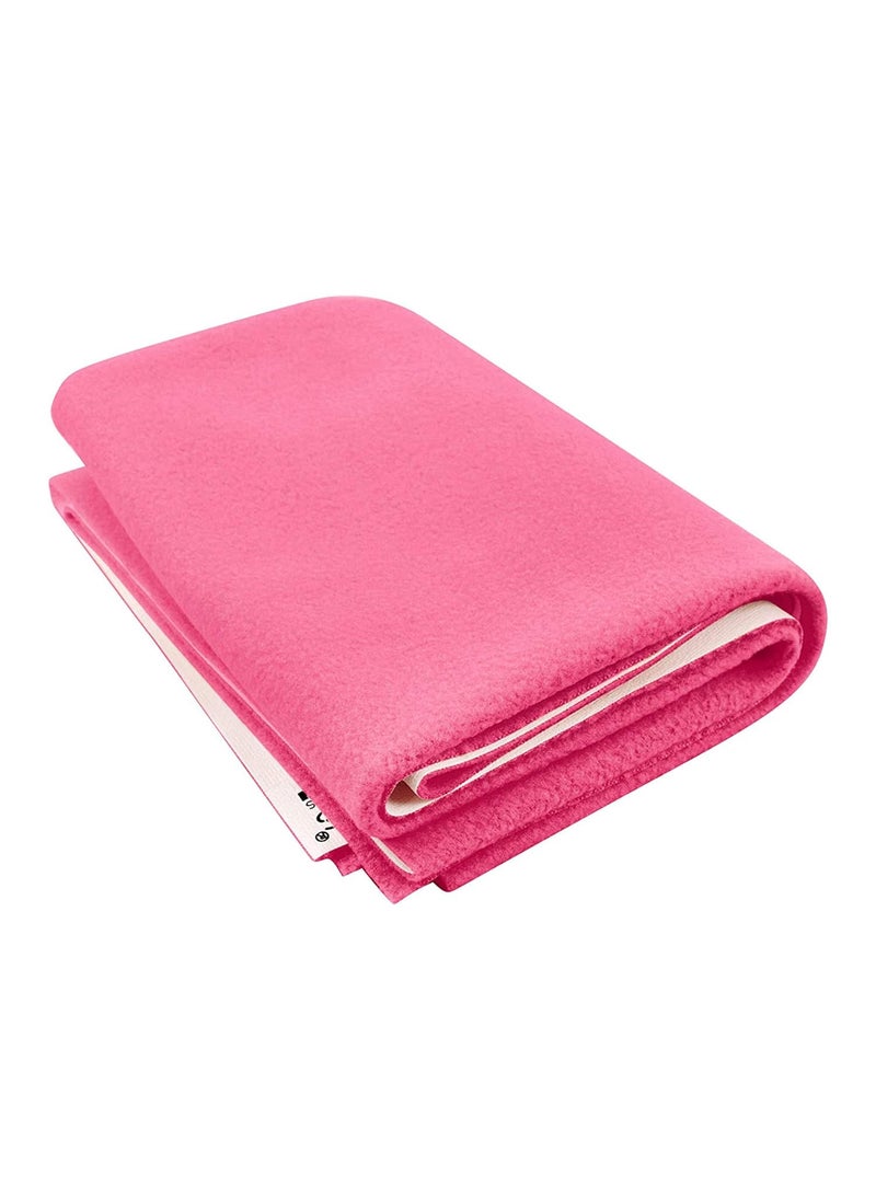 Polka Tots POLKA TOTS Waterproof & Reusable Baby Bed Protector Absorbent Mat Dry Sheet for New Born Infants (Rose Pink, 70 X 100 CM, Medium)  - Image 3