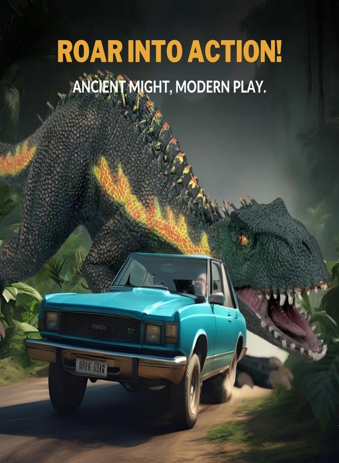 CRYA Indoraptor Toy Dinosaur Action Figure, Realistic Indo Raptor Big Dinosaurs Toys for Kids, Indoraptor Dinosaur Toy for Play and Display, Jurassic Dino Toys for Boys & Girls (Indoraptor) - Image 3