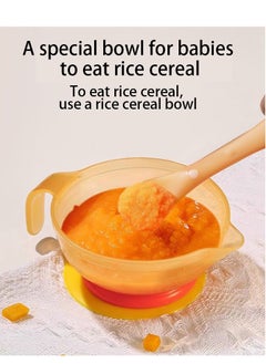HaveDream Children's Silicone Tableware Set - 4 Pieces - PP Food Bowl + Rice Paste Spoon + Scraper Spoon + Bite  - Image 5