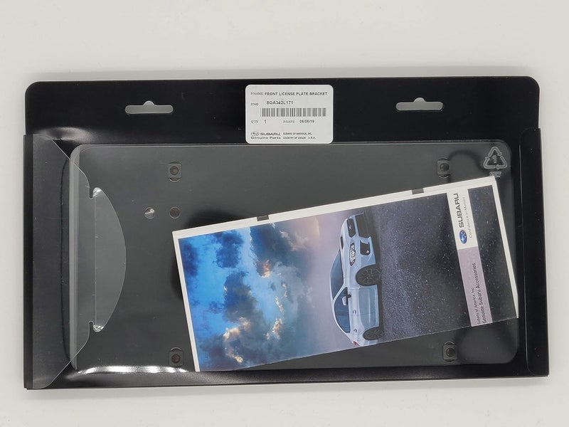 Subaru Front License Plate Bracket for Outback, Legacy, WRX, STi, Impreza, Forester, Tribeca, Crosstrek, BRZ, Ascent, Solterra - Image 2