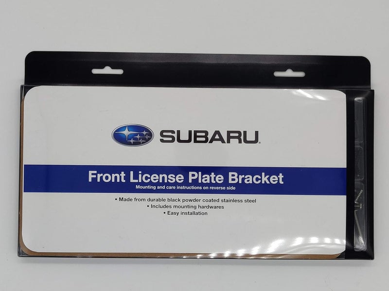 Subaru Front License Plate Bracket for Outback, Legacy, WRX, STi, Impreza, Forester, Tribeca, Crosstrek, BRZ, Ascent, Solterra - Image 1