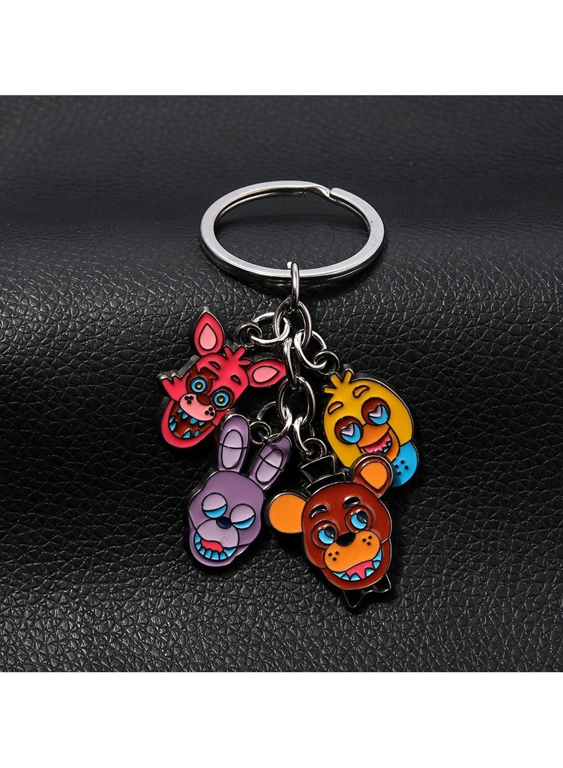 Cartoon Thriller Keychain For Bear Rabbit Duck Cartoon Doll Pendant Keychain - Image 1