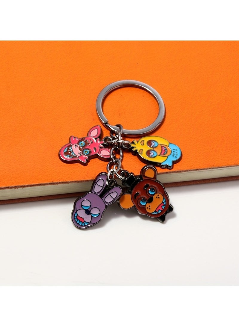 Cartoon Thriller Keychain For Bear Rabbit Duck Cartoon Doll Pendant Keychain - Image 2