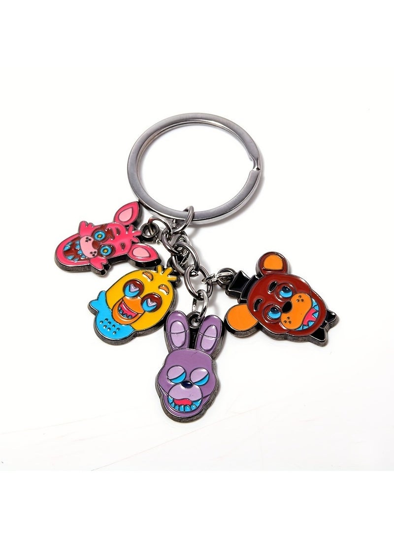 Cartoon Thriller Keychain For Bear Rabbit Duck Cartoon Doll Pendant Keychain - Image 3