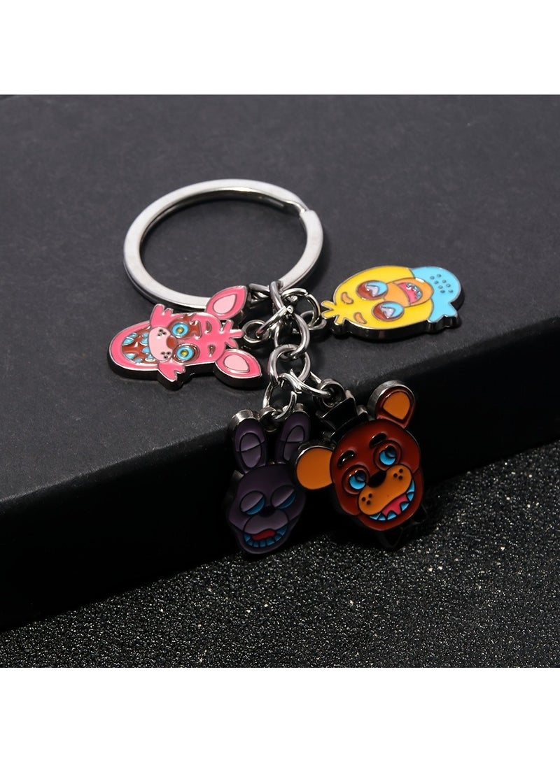 Cartoon Thriller Keychain For Bear Rabbit Duck Cartoon Doll Pendant Keychain - Image 4