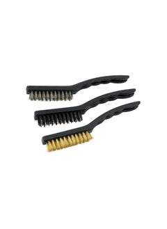 Generic Metal And Plastic Cleaning Brushes, Large Size 3 Pieces - Color may vary  - Image 1