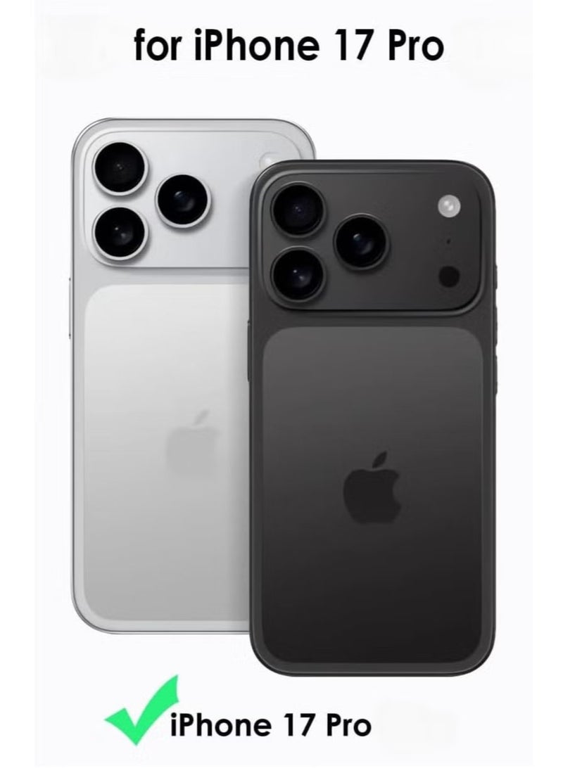 ELTRAZONE iPhone 17 Pro Magnetic Case Matte Glass Slim Shockproof Cover with Camera Lens Protector Anti Scratch Drop Protection MagSafe Compatible Ultra Thin Durable Protective Case for 6.3 Inch iPhone 17 Pro - Image 2