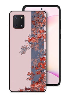 Tolwak Samsung Galaxy Note 10 Lite Protective Case Cover Tree Leaves And Flowers Art  - Image 1
