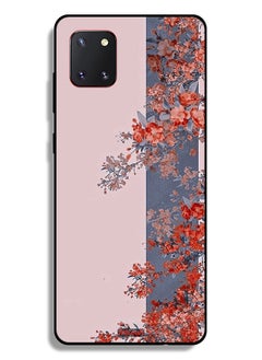 Tolwak Samsung Galaxy Note 10 Lite Protective Case Cover Tree Leaves And Flowers Art  - Image 2