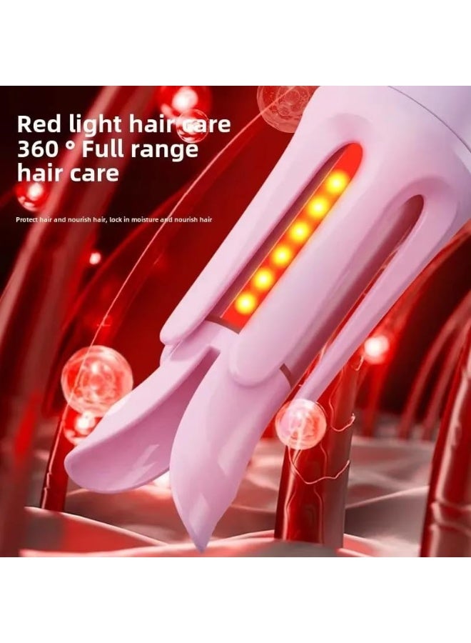 Generic SAFENHAND Automatic Hair Curling Iron, Extensive Wide Reach 32mm Curling Tong Barrel, Ultra-Fast Heat With Led & 4 Temperature Setting 160°C-220°C, 2-Way Rotation (YELLOW)  - Image 3