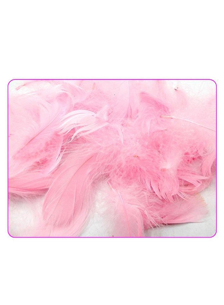 PARTY FUN Feather Pink Color 100Pcs Pk - Image 1