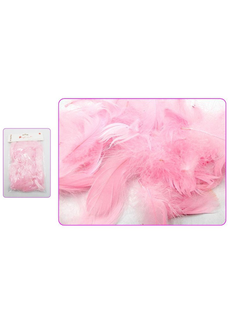 PARTY FUN Feather Pink Color 100Pcs Pk - Image 2