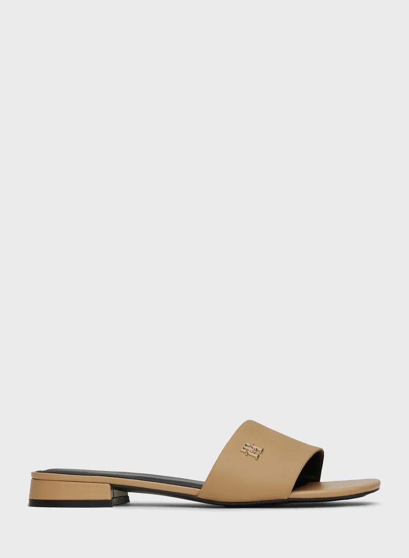 TOMMY HILFIGER Single Strap Low Heel Sandals