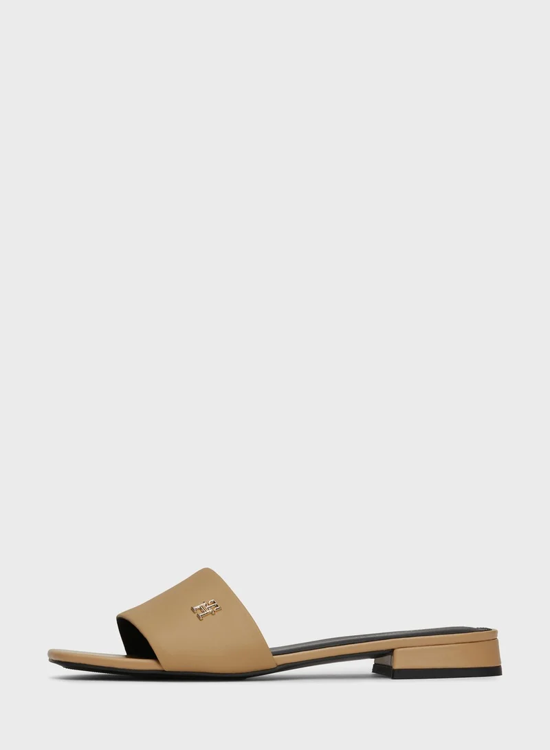 TOMMY HILFIGER Single Strap Low Heel Sandals