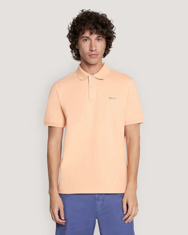 غانت قميص بولو غانت بيكيه متباين