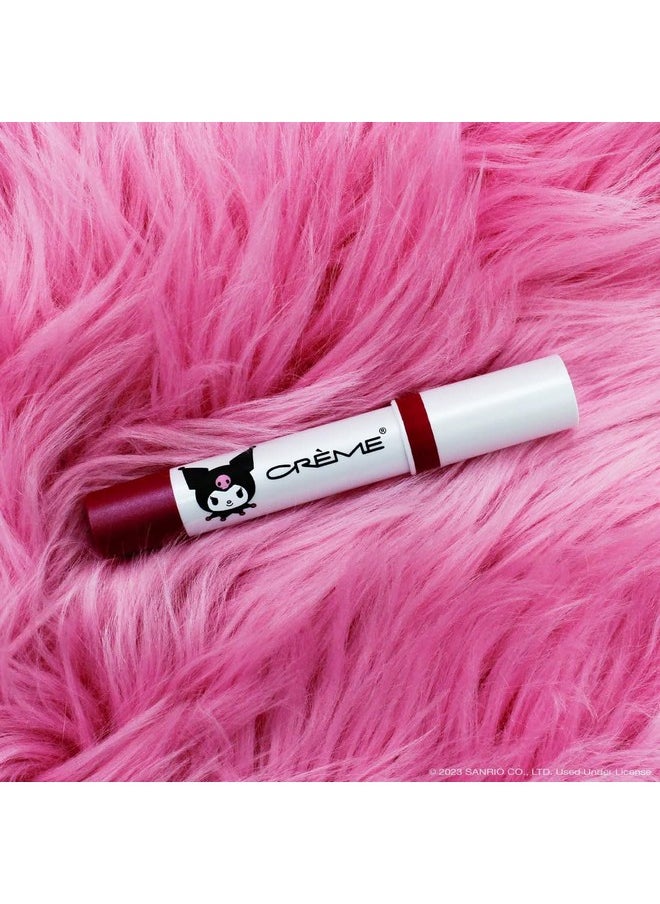 The Creme Shop - Kuromi Hello Lippy Tinted Moisturizing Lip Balm Korean Lip Tint Angelic Rose - Image 1