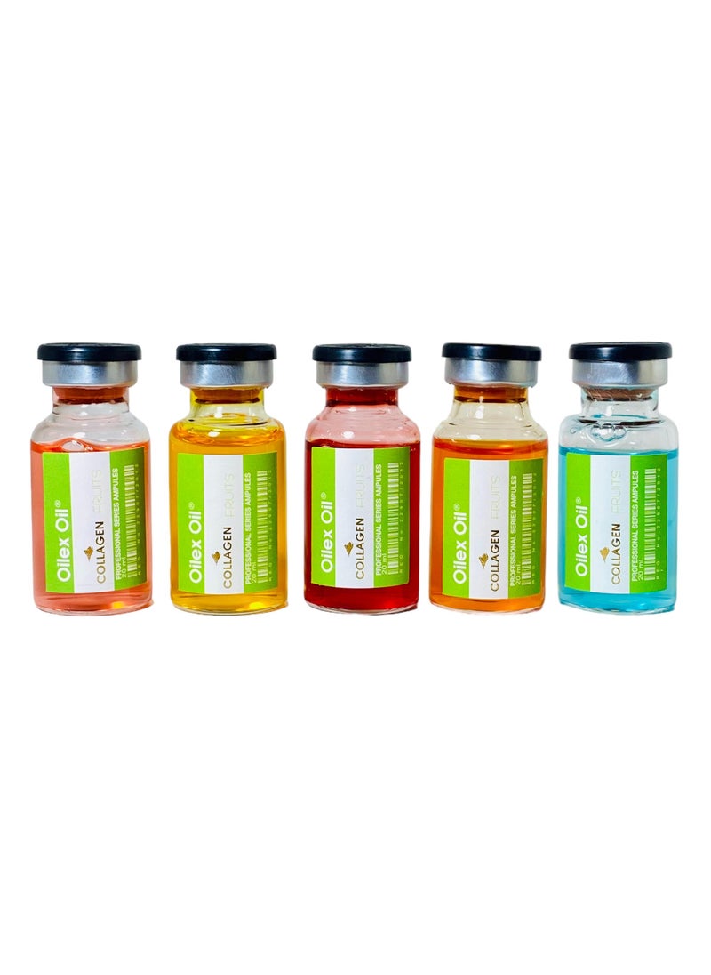 Oilex Oil - Collagen skin ampoules with fruits, a package of 5 ampoules - Image 1