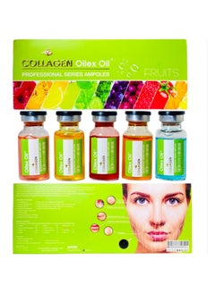 Collagen skin ampoules with fruits, a package of 5 ampoules