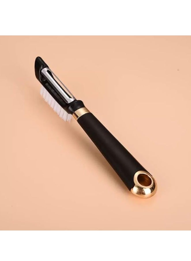 Spaceshoop 2 in 1 Stainless Steel Peeler for Vegetable and Fruit Peeling, Easily Prepare Your Delicious Meals, Save Time and Effort, Easy to Clean and Store  - Image 2