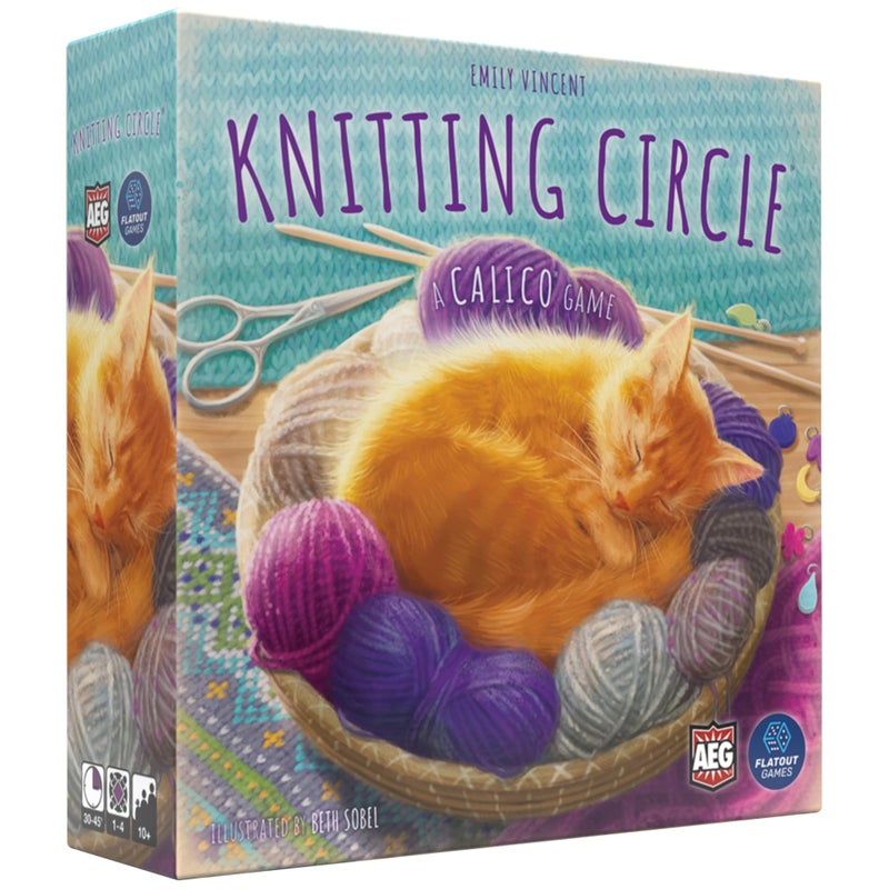 AEG  Flatout Games  Knitting Circle  FollowUp to the AwardWinning Puzzly Game Calico  Cats Yarn and Cozy Knits  Ages 10  14 Players - Image 3