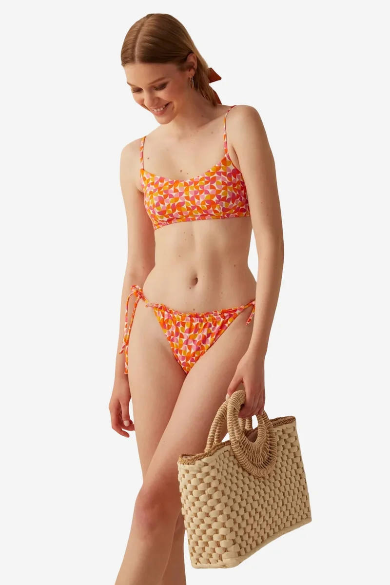 بنتي PENTI Retro Super Ruffle Detail Bikini Bottom