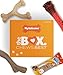 Nylabone Dog Gift Box Includes 3 Strong Chew Toys and 1 Natural Treat Gifts for Dogs Large Up to 50 lbs 4 Pack - Image 3