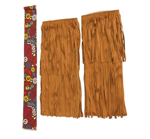 Fun World Girl's Peace & Love Hippie Child Costume, Medium - Image 5