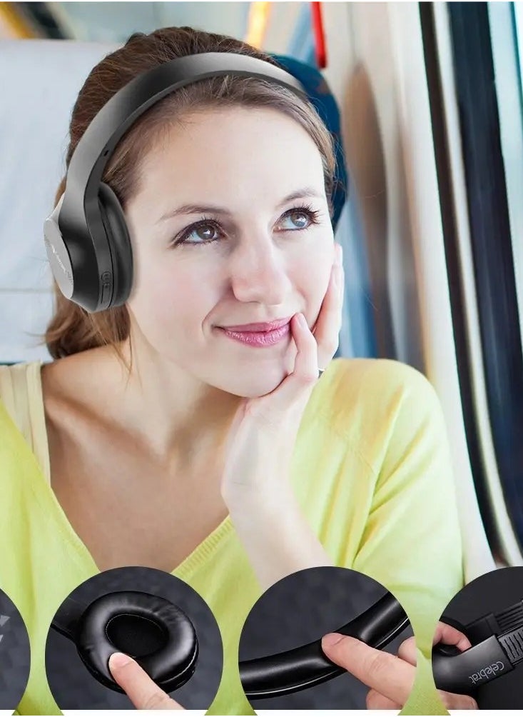 سماعة رأس بلوتوث لاسلكية A27، سماعة رأس ستيريو، مكالمات صوتية واضحة، تصميم مريح، صوت ممتاز، مريح بشكل استثنائي